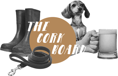 The Cork Board header